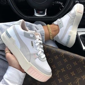 Puma cali sport chunky sneakers in pastel Clearance